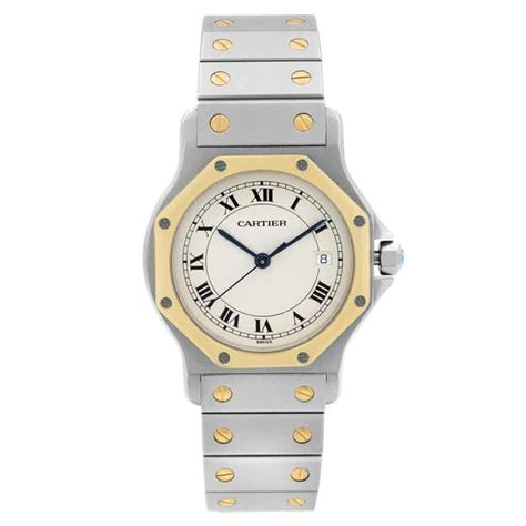 cartier santos hexagon|cartier santos octagon ladies watch.